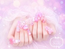 シンデレラネイル(CINDERELLA NAIL)/【チップ長さだしネイル】