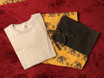 やすらぎ整体堂/【お着替えの貸出】