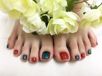 プルミエ ネイル(Premier Nail)/フット★Xmasカラー