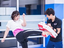 ケイワンジム 自由が丘(K-1 GYM)の雰囲気（気持ち良くキックをきめて、日頃のストレス発散♪）