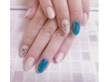 マーブルnail