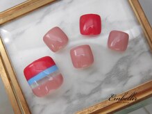 アンベリール 横浜店(Embellir)/(1339)カラフルラインFootネイル