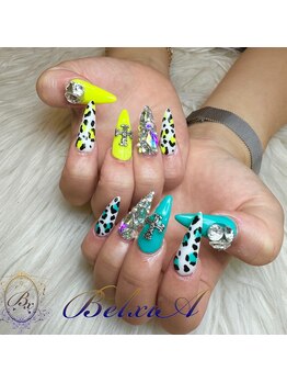 ベルシア(BelxiA)/ヒョウ柄ネイル