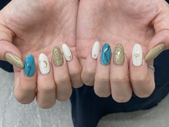 パラジェル ターコイズネイル