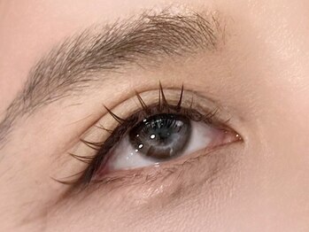 アマンズアイ(amans eye)/ブラウンフラットラッシュ120本