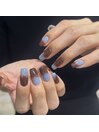 ニュアンスブラウンネイル