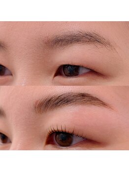 ヒロノヒガシヤマ(HIRONO higashiyama)/まつげパーマ+ブロウリフトwax