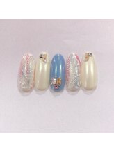 エトワール 大垣店(Etoile)/オーロラミラーネイル