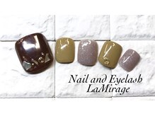 ネイルサロン ラミラージュ/ミラーフットネイル