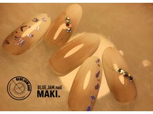 ブルージャムネイル(BLUE.JAM.nail)/キャンペーンデザイン　MAKI