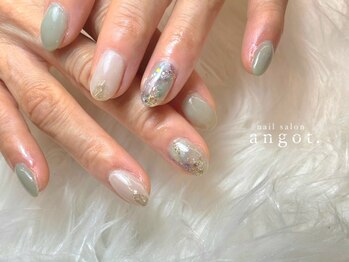 アンガット(angot.)/ニュアンスラメアートネイル