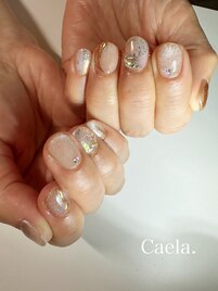 ミラーネイルニュアンス