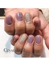 クリスタルネイル ボンベルタ橘店(CRYSTAL NAIL)/上品ネイル