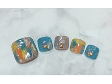 フィールネイル 天王町店(feelnail)/フットデザインコース　12500円