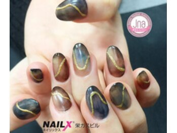 ネイリックス 栄ガスビル(NAILX)/大人ニュアンスネイル☆塗りかけ