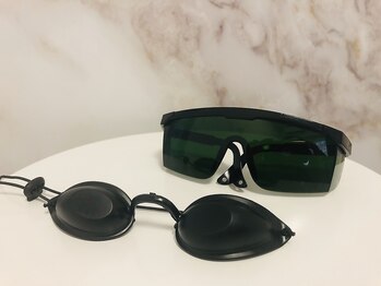 ネイキッドベージュ 麻布十番店(Naked Beige)/メンズ脱毛の光から目を守る♪