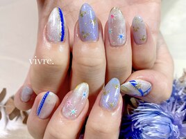 推しネイル/手書き/アート