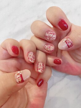プレシャス(Precious)/ツイードネイルがかわいい！