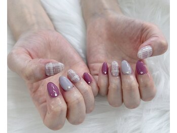 ミップチップ クップドクール アルム(mipccip×Coup de Coeur×Areum)/チェック×ツイード