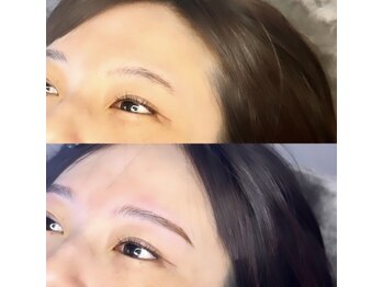 ボス ブロウ 天白店(BOSS BROW)/【レディース眉毛】before after