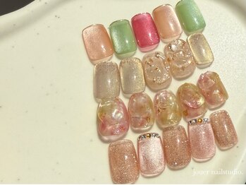 ジュエ ネイルスタジオ(jouer nailstudio.)の写真/上品シンプル～ニュアンスアートまでワンランク上のネイルをお届け！キレイな仕上がりでモチも◎[中目黒]