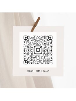 エイプリル/Instagram是非ご覧ください!