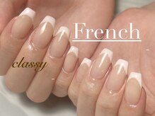 クラッシー(classy)/ほのかにピンクフレンチ