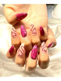 ハート埋め込みデザイン