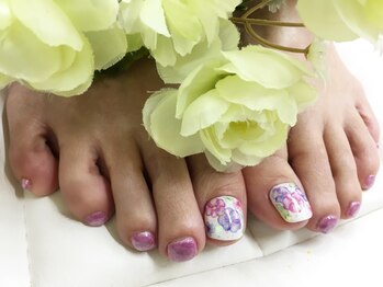 プルミエ ネイル(Premier Nail)/フット☆マグお花