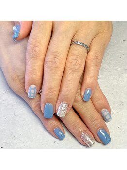 アイリッシュネイル 久屋大通店(Irish Nail)/ブルーネイルデザイン