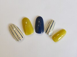 ストライプネイル☆￥6200
