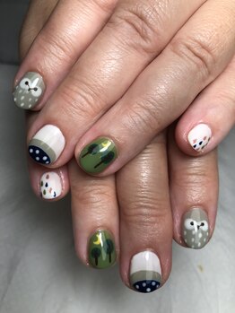 ネイルアンドボディケアサロン ミリミリ(milimili)/持ち込みフルアート¥11000~