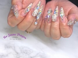 【ロングネイル】ゴテゴテネイル