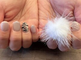 虎柄×ファーチャーム