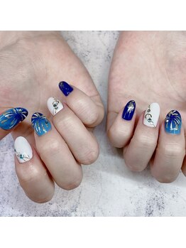 爪屋べっぴん堂/花火ネイル