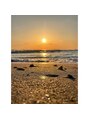 エムネイル(Mnail) 夕方の海
