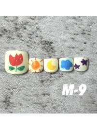 Design No.M-9 フットネイル
