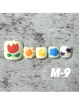 はあとねいる 町田店/Design No.M-9 フットネイル