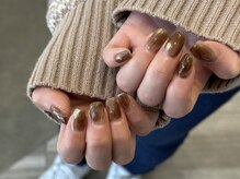 アース コアフュールボーテ 熊谷店(EARTH coiffure beaute)/ニュアンスネイル　9000円