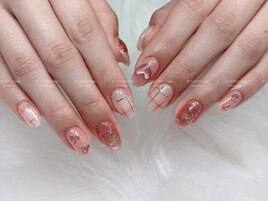 マグネットハートネイル