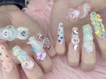 リンネイル 新大久保店(Rin Nail)/＃待ち込みデザイン＃付け放題