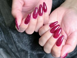 赤フラッシュネイル☆