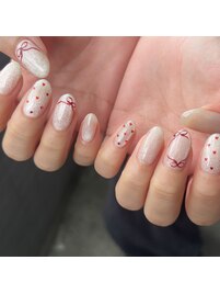 バレンタインネイル♪