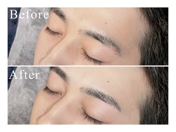 メンズ眉毛サロン Roist大阪難波店【ロイスト】アイブロウ/眉毛サロン/眉毛パーマ/〔眉毛〕お客様ビフォーアフター