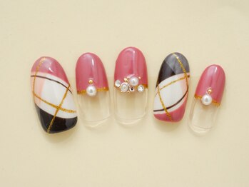 チェックネイル☆7500円