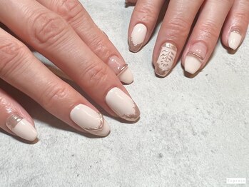 プルメリア(Plumeria)/【ハンド】エスニック×ミラー