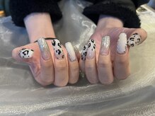 アスティ(ASTY)/レオパード柄ネイル