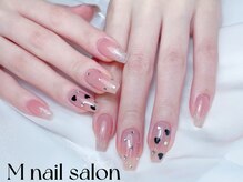 Mネイル/シンプルデザイン