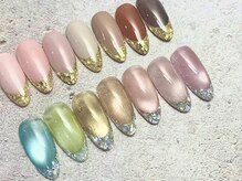 サニーデイズ ネイルアンドビューティー 曙橋店(SunnyDays Nail&Beauty)/ガラスフレンチ/ベース変更ok