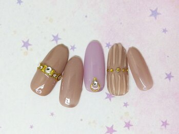 ネイルライフ(NailLife)/フリル風ニュアンス